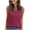 Hot Pink Tops, variant on Htigea Women's V-Neck Tank Top Summer Sleeveless Ribbed Shirts Casual Loose Fit Everyday Undershirt Tees Blue XS