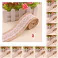 thumbnail image 3 of Ounissouiy Accesorio decorativo DIY superficie lisa accesorios de matrimonio accesorios de fiesta encaje de fiesta calcomanía de tela artesanía Blanco 9 1M 10piezas, 3 of 3