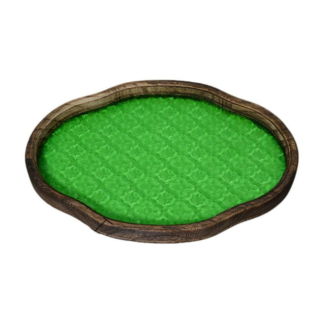 Plato de flores de begonia, bandeja de postre, resistente, multiusos, creativo, para aperitivos, comida 29cmx20cmx2.5cm