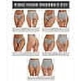 thumbnail image 4 of Reveal Womens High-Waist Cotton Brief 4-Pack Style-RGW615, 4 of 4