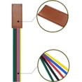 thumbnail image 4 of Chris.W 2Pack Ribbon Bookmarks for Bible 5-Page Ribbon Markers Artificial Leather Multi Page Marker with 5 Colorful, 4 of 5