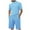 Blue, variant on JIKNTTR Mens Short Sets 2 Piece Outfits Solid Color Jacquard Button Lapel Short Sleeved Polo Shirt Shorts Casual Comfortable Sportswear Set Beach Tracksuit Set