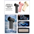 thumbnail image 6 of StormBuster Pro: Ultimate High-Velocity Pocket Jet Fan with 100-Speed Precision Control, 12m/s Gale Force Airflow & Smart LED Display for Extreme Heat Relief, Travel & Makeup, 6 of 8