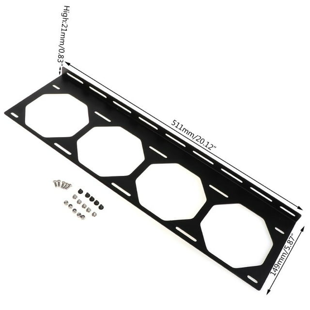 Fan Bracket 240 Radiator Mounting Bracket Water Cooler for 12/14CM Fan Holder External Computer Case Heatsink Gadget Accessories pink