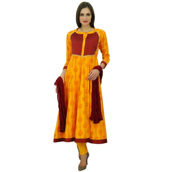 Atasi Ethnic Indian Cotton Dress Women'S Salwar Kameez Suit Set Custom Clothing
