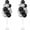 Black Silver, variant on Metallic Balloon Column Kit Floor & Tabletop Party Decoration