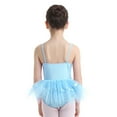 thumbnail image 4 of MSemis Kids Girls Spaghetti Straps Bowtie Ballet Dance Leotard Dress, 4 of 5
