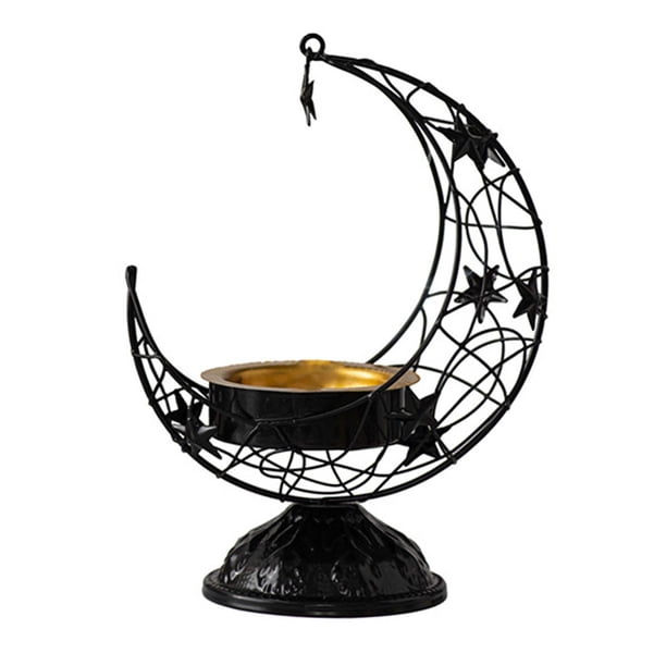 Base para inciensos en crecimiento, soporte para palillos de incienso, decoración moderna, regalo especial, mesa de té elegante, figura meditativa Negro