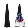 thumbnail image 1 of 210D Black Outdoor Courtyard Umbrella Cover Waterproof Multi Functional Cover 57*57*240cm, 1 of 8