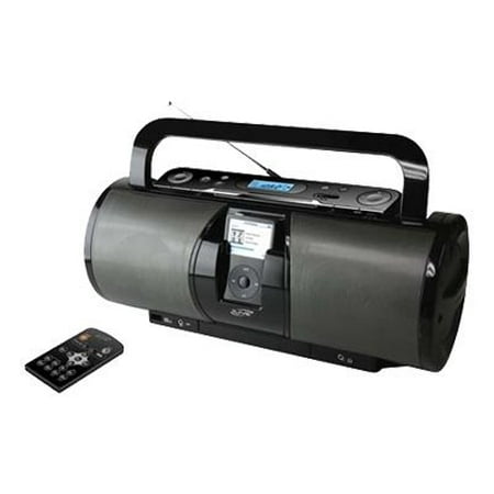 iLive IBCD3817DT - Boombox with Apple Dock cradle - black