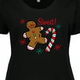 thumbnail image 4 of Inktastic Christmas Sweet Women's Plus Size T-Shirt, 4 of 5