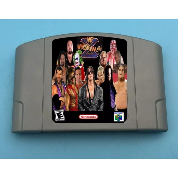 N64 WWF WrestleMania X N64 Game Cartridges