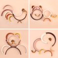 thumbnail image 5 of Bessentials Silicone Stacking Rainbow Silicone Baby Stacking Toys Juguetes preescolares Boho Baby Toys Juguetes apilables y juguetes para la dentición 10 Pacs Baby Toys Rainbow Stacker para niños y be, 5 of 5