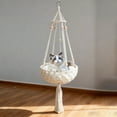 thumbnail image 3 of Chat pour Jouer et Se Reposer à l'Intérieur - Lit Balançoire pour Chat en Tissu Durable avec Espace de Sécurité - Design, 3 of 3