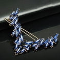 thumbnail image 3 of Cheers.US 2Pcs Women and Girls Hair Clip Beautiful Decorative Attractive Rhinestone Hair Clip V-shaped Hairpin Fancy Hair Accessories, 3 of 7