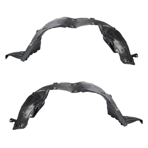 TRQ Front Inner Fender Liner Set Fits Select 2013-2015 Nissan Altima NI1248134 NI1249134