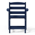 thumbnail image 3 of WestinTrends Ashore Outdoor HDPE Patio Classic Dining Arm Chair, Navy Blue, 3 of 9