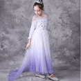 thumbnail image 2 of HAWEE Elsa Robe de Princesse Reine des Neiges Cosplay Flocon de Neige Costume Robes pour Filles Manches Longues Robe de Princesse à Paillettes pour Fête, 2 of 6