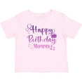 thumbnail image 3 of Inktastic Purple Happy Birthday Mommy Boys or Girls Baby T-Shirt, 3 of 5