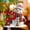 P, variant on HCBY Adorable Snowman Alphabet Ornaments, 26 Letters Red for Personalized Christmas Tree Decor, Fun DIY Holiday ActivityDecor(I,3.15")