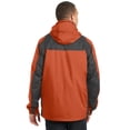 thumbnail image 2 of Port Authority Men's Perfect Microfleece Jacket_Dark Cadmium Orange/Shadow_3XL, 2 of 6