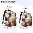 thumbnail image 2 of Fotbe Cow With Butterflies Mochila de Lona con Estampado, Mochila Duradera, Mochila Versátil de Alta Calidad, Mochila Compacta Vintage-Small, 2 of 5
