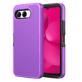 thumbnail image 2 of For T-Mobile REVVL 8 Pro 2025 Rugged Hybrid Dual Layer Shockproof Case TPU + PC Cover [Purple], 2 of 7