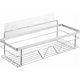thumbnail image 1 of Organizador de ducha para baño, acero inoxidable resistente a la oxidación, montaje adhesivo que no deja marcas, almacenamiento de alta capacidad con ganchos resistentes, diseño de drenaje para pared, 1 of 5