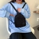 thumbnail image 3 of Fashion Women Mini Backpack Solid Color Corduroy Small Backpacks Simple Casual Student Bookbags Traveling Backpacks 2022, 3 of 5