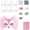 C, variant on DIY Therian Mask Craft Kit - 6 Blank Cat Masks with Felt, Fur & Mesh for Creative Cosplay, Halloween, Jungle Party Costumes for & Adults
