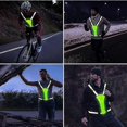 thumbnail image 5 of Led Light Up Running Vest Reflective Vest For Walking At Night, High Visibility Night Running Gear Rechargeable Adjustable Running Lights For Runners, 5 of 5