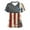 Scrubs-A7Multicolor, variant on Gamivast Scrubs for Women American Flag Print V-Neck Short Sleeve Nursing Scrubs Breathable Quick-Dry Usa Scrub Shirts Trendy Fit Healthcare Uniform