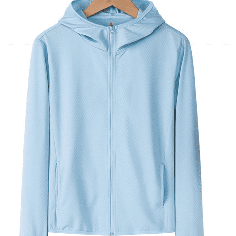 Women'S Upf 50+ Sun Protection Jacket Hooded Cooling Shirt With Pockets