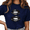 1-Blue, variant on Giffimy Women's Navy Blue Double Lips Graphic Short Sleeve T-Shirt Oversized Fit Top