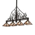 thumbnail image 2 of Meyda Tiffany 195324 4 Light 60" Wide Linear Pendant, 2 of 2