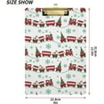 thumbnail image 3 of FMSHPON Christmas Xmas Train Snowflake Clipboard Hardboard Wood Nursing Clip Board and Pull for Standard A4 Letter 13x9 inches, 3 of 5