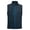 BLUE, variant on Mens Softshell Vest Fleece Windproof Water Resistant 6 Pockets for Hiking Black S