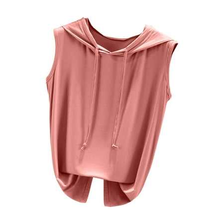Mrat Seamless Tank Tops Women s Solid V-Neck with Chest Pocket Short Sleeved T-Shirt Tops Short Sleeved V-Neck Tops/Shirt Sports Bra Tank Tops for Women S-283 Pink-A L