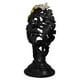 thumbnail image 1 of Escultura de rostro femenino, estante, escultura, decoración, adorno de resina, rostro abstracto Negro, 1 of 9