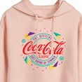 thumbnail image 3 of Coca-Cola - 90's Retro Original Logo Cropped Graphic Hoodie, 3 of 5
