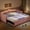 Pink, variant on Harper & Bright Designs Twin XL Size Upholstery Daybed with Extended Pop Up Trundle, Wooden Daybed Frame with LED Light, Trundle can be flat or erected, for Living Room Guest Room Bedroom, Pink