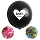 thumbnail image 1 of Fiudx Kit para Revelar Género Del Bebé: 91 Cm de Globos y Papel En Forma de Corazón para Fiesta de Revelación de Género., 1 of 1