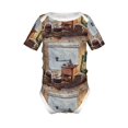 thumbnail image 2 of Balery Oil Lamp Coffee Beans Pattern Baby Climbing Clothes Infant Bodysuit Cute Infant Bodysuit Baby Romper-12 Months, 2 of 7