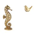 thumbnail image 1 of Escultura De Resina De Pájaro Dorado Para Mesa, Figura Decorativa Moderna, Adorno Para Oficina, Sala De Estar, Dormitorio, Repisa, Regalo De Inauguración De La Casa, 1 of 8