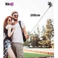 thumbnail image 3 of Kéviji 4 in 1 Selfie Stick, 40" 360 Degrees Extendable Heavy Weight Selfie Stick Tripod with Wireless Remote Shutter Compatible with All iPhones, All Android, Cameras (GoPro and More), 3 of 7
