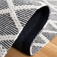thumbnail image 5 of SAFAVIEH Marbella Jada Geometric Area Rug, Ivory/Black, 6' x 6' Square, 5 of 8