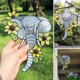 thumbnail image 5 of Decoración de Ventana Sailing de Elefante y girasol 25cm Amarillo Rojo, 5 of 9
