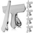 thumbnail image 4 of 10 Pcs Food Bag Clips Stainless Steel Bag Clips Sealing Clips for Ticktes Snack Storage Candy Bag, 4 of 7