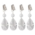 thumbnail image 1 of Tablecloth Weights, Teardrop Prisms Pendant Tablecloth Weights With Metal Clip For Family Dinner Party, 1 of 8