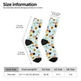 thumbnail image 2 of KLL Submarine With Fishes Undersea Print Cool Socks Men's Women's Crew Socks Funny Crazy Novelty Stockings, 2 of 6